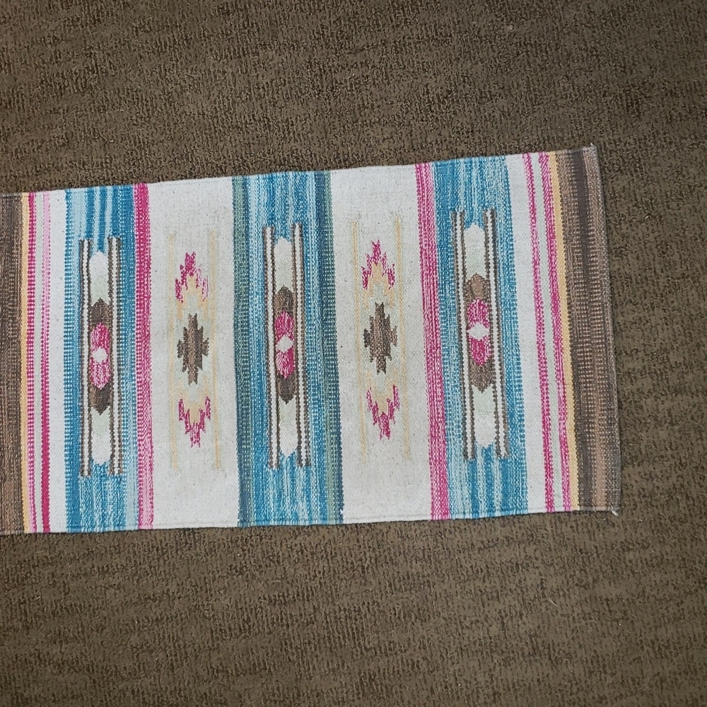 Vintage-Look Western Scatter Rug